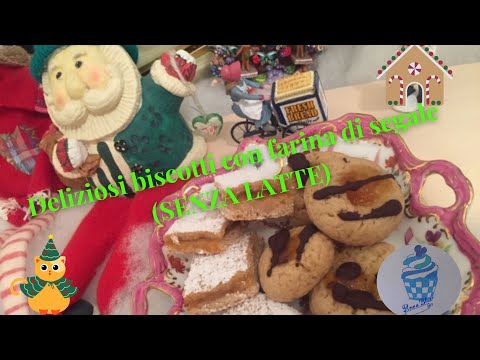 Deliziosi biscotti natalizi con farina di segale e senza latte - Speciale Natale
