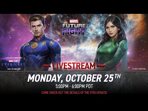 REACTING TO THE MARVEL FUTURE FIGHT V750 UPDATE LIVESTREAM