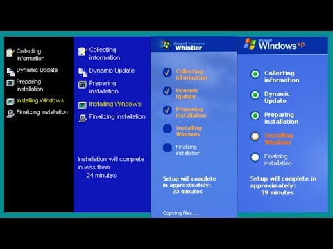 Windows XP Setup UI Evolution!