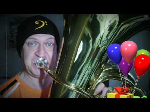 Happy birthday - tuba multiphonic