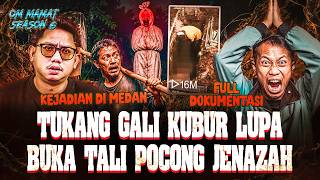 Download lagu VIRAL 3 TAHUN TEROR POCONG MEDAN GEDOR PINTU, TUKANG GALI KUBUR INI LUPA LEPAS TALI POCONG #OMMAMAT mp3