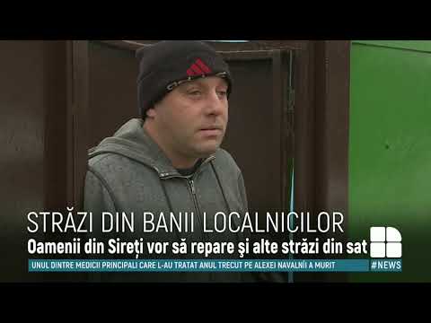 Străzi din banii localnicilor. În satul Sireţi, raionul Străşeni, au fost reparate şapte străzi