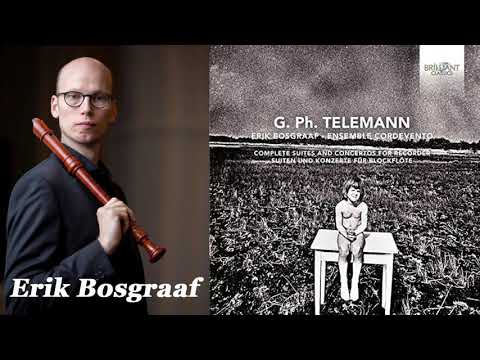 Play the Violin sheet music with Erik Bosgraaf/ Telemann: Recorder Concerto in C Major, TWV 51:C1