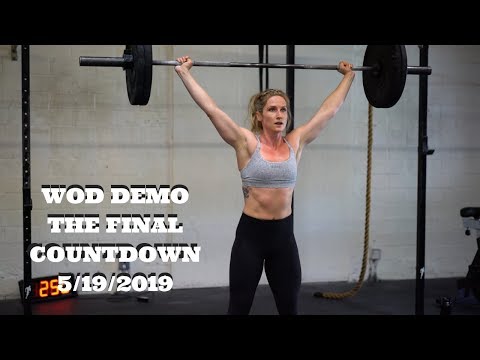 Wod Demo - "The Final Countdown" (Paradiso CrossFit)