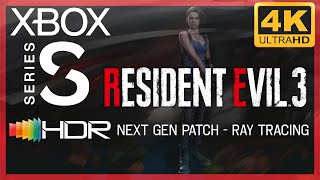 [4K/HDR] Resident Evil 3 (Next-gen patch) / Xbox Series S Gameplay / 60 fps & Ray Tracing