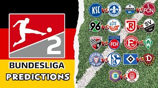 2. Bundesliga Predictions - Matchday 2