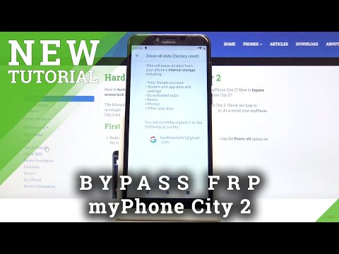 How to Bypass Google Protection in myPhone City 2 – Skip Factory Reset Protection