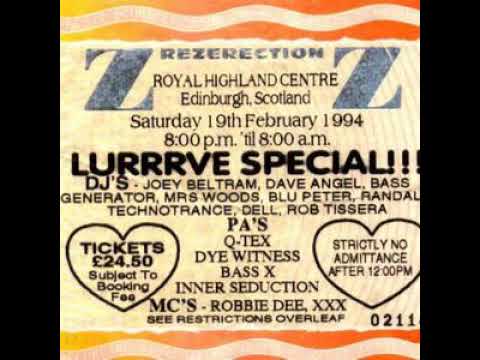 Dj Joey Beltram Rezerection Lurrrve Special 19.02.1994