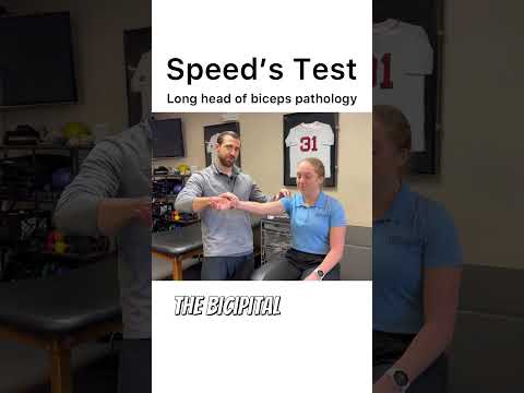 Speed’s Test | Long Head of Biceps Pathology | Tendinitis, Tendinopathy | Specificity, Sensitivity