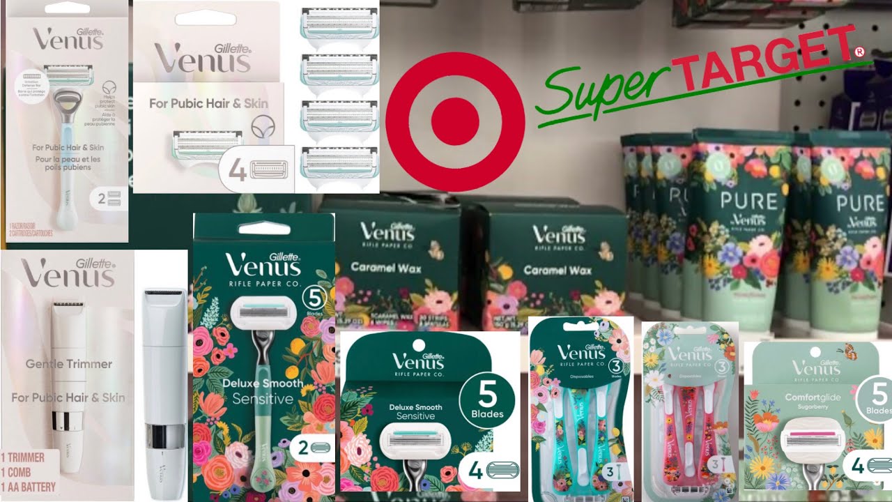 GILLETTE *VENUS* THE BEST INTIMATE LADIES RAZORS AT TARGET 2022