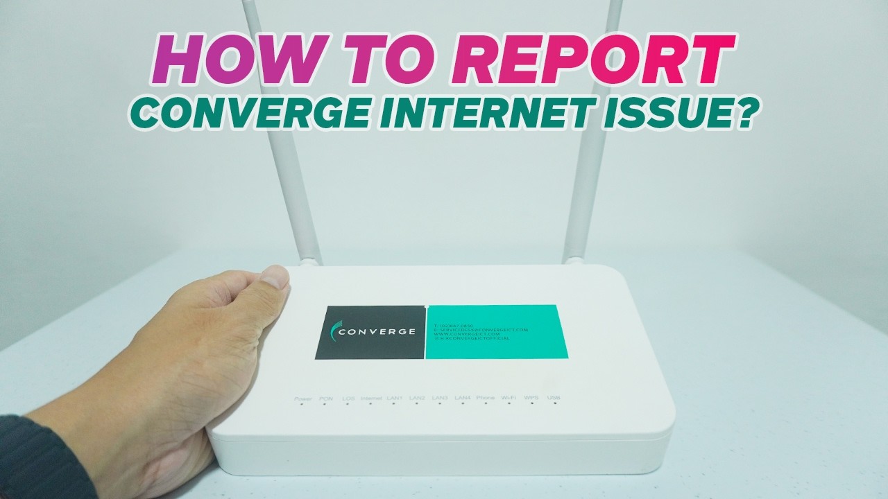 How to Submit a Converge Internet Complaint (GoFiber Tutorial)