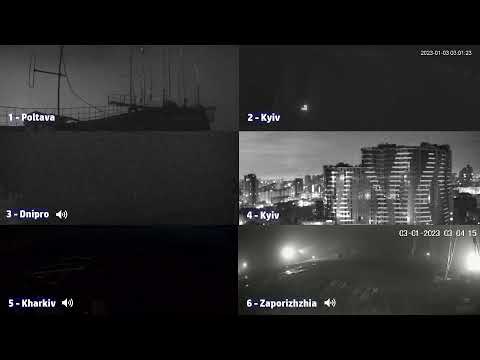 Live views from Ukraine 01/02/2023 B - Kramatorsk, Kharkiv, Kyiv, Zaporizhzhia and other cities