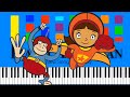 Word Girl Theme Song Slow Easy Medium Piano Tutorial 4K