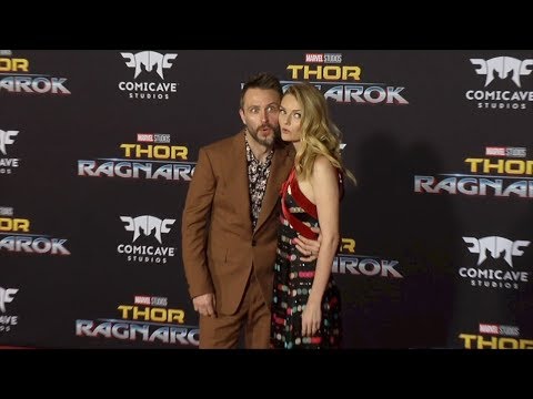Lydia Hearst and Chris Hardwick "Thor: Ragnarok" World Premiere Red Carpet