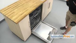 How to: Bosch/Thermador/Gaggenau Dishwasher Door Spring Retainer 00632896
