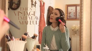 My Every Day Vintage Makeup Tutorial | 1940s | Carolina Pinglo