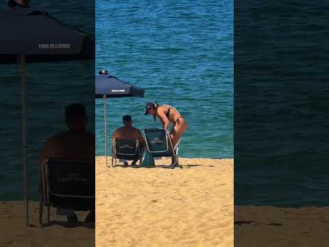 BRAZILIAN BEACH, Sao Paulo, Brazil 🌊💛 #shorts