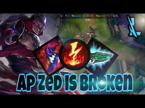 this Ap ZED is much Broken, than Ad ZED - Wildrift.