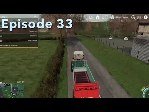 New manure spreader on the farm l fs19 l chellington valley l episode 33