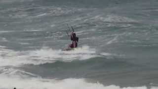 preview picture of video 'Wind Surfing at Loch Sport on the 01-01-2015'