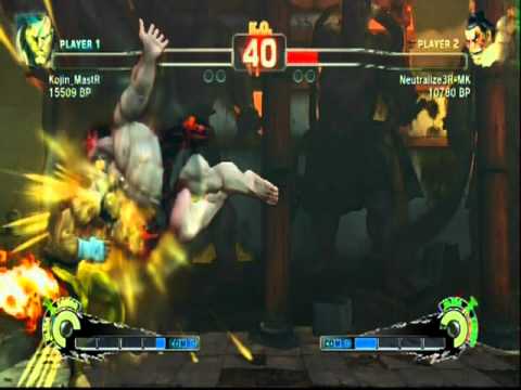 SSFIV| Kojin_MastR (Sagat) facing Neutralize3R-MK (E.Honda)