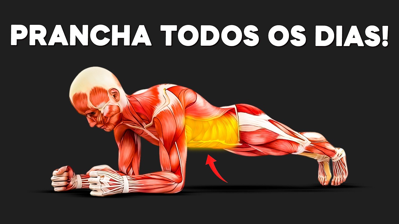 O Que Acontece com o Corpo se fizer Prancha TODO DIA