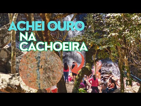 Achei Ouro, na Cachoeira Bica Grande em Natuba - Paraíba 