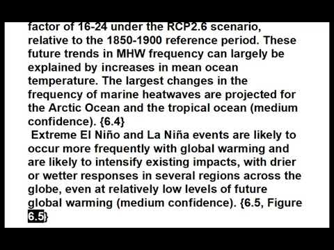 AMOC and Extreme and Abrupt or Irreversible Changes, IPCC