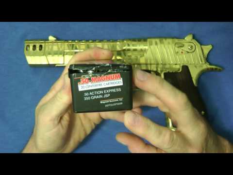 50AE Magnum Research 350 Grain Ammo Overview