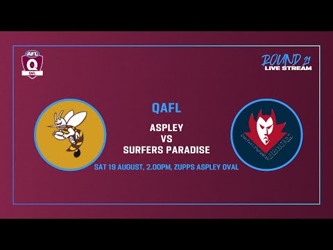 LIVE QAFL ROUND 21 - Aspley v Surfers Paradise