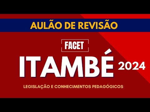 PREPARATÓRIO ITAMBÉ/PE - AULÃO DE REVISÃO (ÚLTIMA CHAMADA)