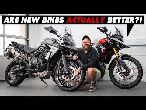 Are New Motorcycles ACTUALLY Better? Triumph Tiger 800 vs 900