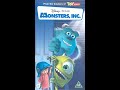 Opening To Monsters Inc UK VHS 2002