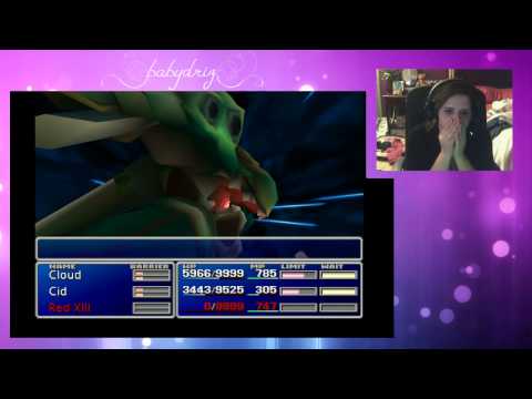Babydriz Beating Emerald Weapon!