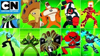 Every Ben Alien Transformation  Ben 10  Cartoon Ne