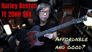 Video thumbnail for Harley Benton TE 20HH SBK. Affordable and good? by Jon is just TOO LouD!!