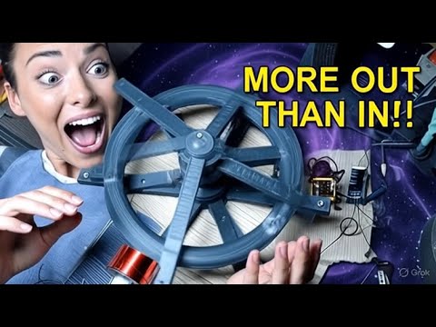 This Simple Motor Outputs MORE Energy Than It Uses (Overunity Proof)