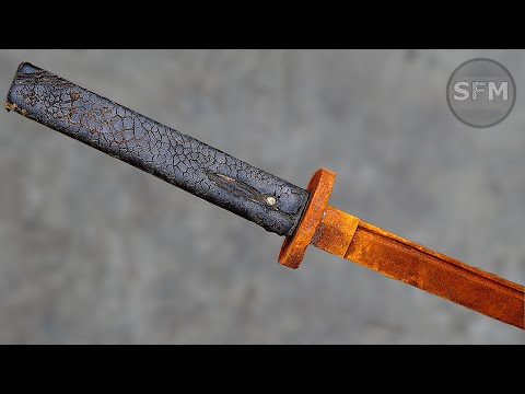 Restoration Old Rusty Japanese KATANA Sword