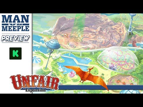 Unfair Expansion: Alien B-Movie Dinosaur Western Preview by Man vs Meeple