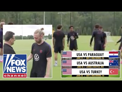 USMNT trains for friendly vs Senegal ahead of World Cup