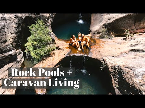 EPIC ROCK POOLS IN QLD // Blackdown Tablelands Free Camping // Catch + Cook VLOG Ep25