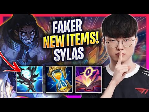 FAKER TRIES SYLAS WITH NEW ITEMS! - T1 Faker Plays Sylas MID vs Tristana! | Season 2024