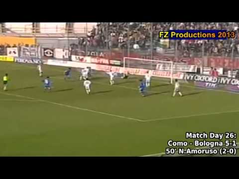 Serie A 2002-2003, day 26 Como - Bologna 5-1 (N.Amoruso 1st goal)