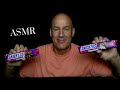 ASMR CHEWY SNICKERS PEANUT BROWNIES EATING SOUNDS SOFT SPOKEN