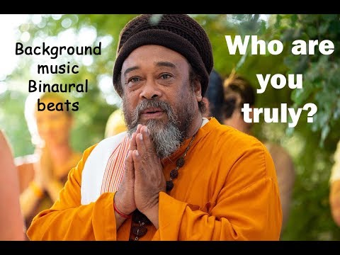 Beautiful Mooji guided meditation - Who are you truly? - Binaural Beats with Background Music