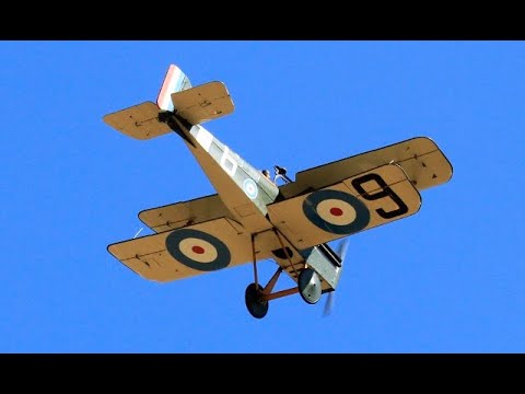 "DAWN PATROL" GIANT 1/3 SCALE MULTIPLE RC WW1 SCOUT / FIGHTERS - LMA COSFORD 100 YRS MEMORIAL - 2018
