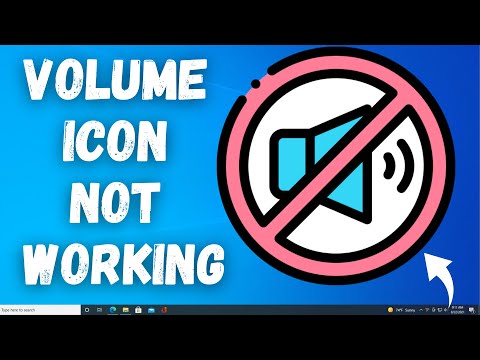 Volume icon NOT working in Windows - Quick Fix