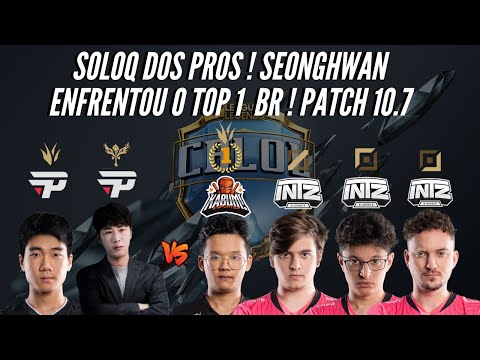 SEONGHWAN E XERO VS WIZ , HAUZ,TAY E MICAO CONFRONTO DIRETO NA JG !   LOL REPLAYS COMENTADO