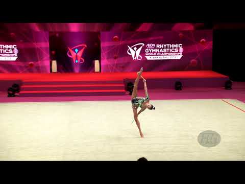 TANIYEVA Elzhana (KAZ) - 2021 Rhythmic Worlds, Kitakyushu (JPN) - Qualifications Clubs