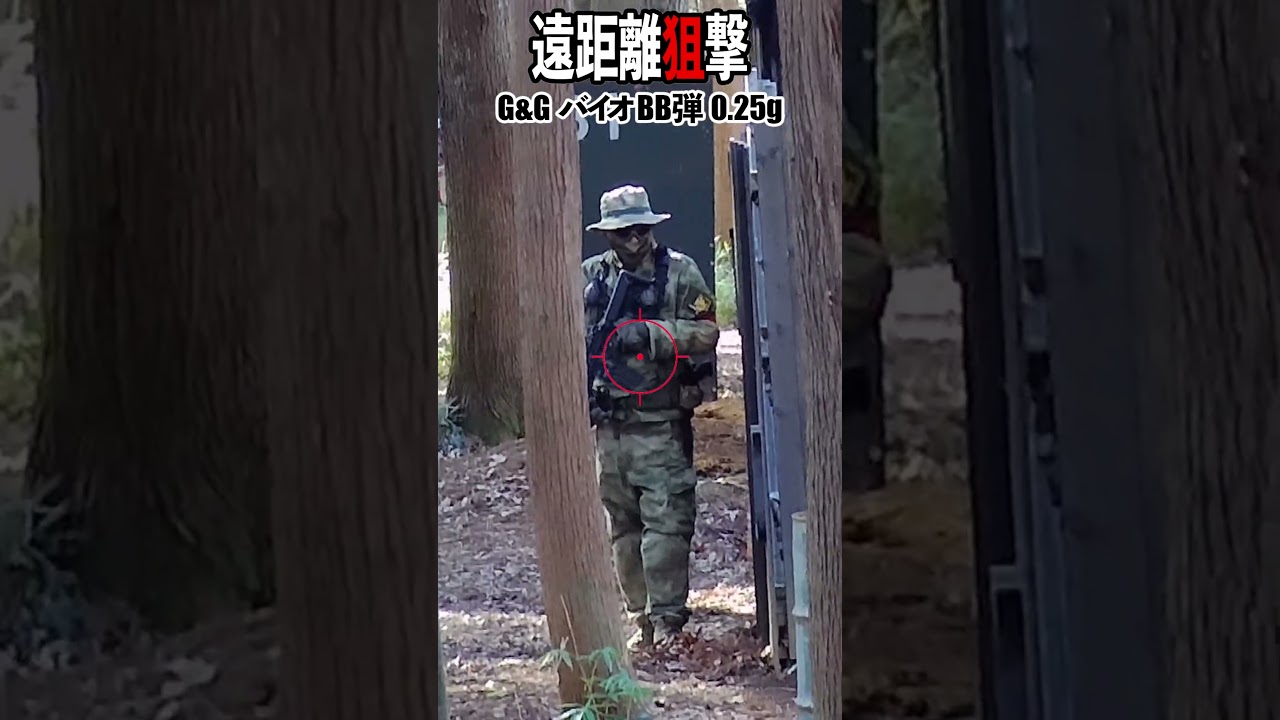 推定50m撃ち下ろし遠距離射撃